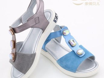 圖 親情貝兒圓珠款式真皮童鞋批發 成都服裝 鞋帽 箱包